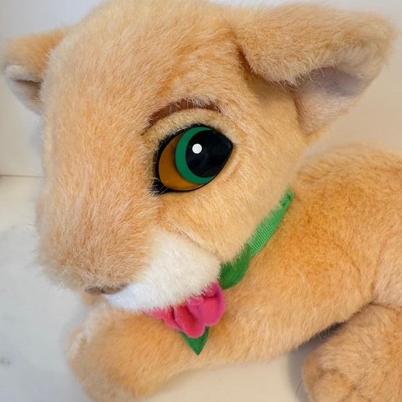 Disney Purring Nala The Lion King Vintage 1993 Plush Toy Flower Collar 9" EUC - Picture 3 of 11